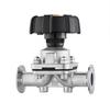 OEM 316L Edelstahl Tri-Clamp Membranventil 2" für Lebensmittel- und Getränkesysteme – Industriequalität