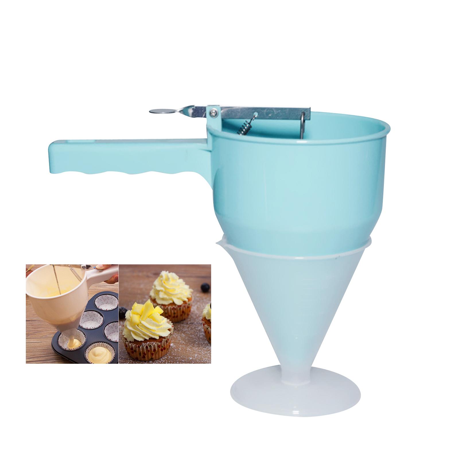 Batter Dispenser Octopus Balls Tools Batter Mixer Funnel Dispenser for Baking Dessert Waffle Batter Takoyaki Kitchen Supplies