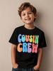 European sizes Graphic Tee for Kids Fun and Colorful Design Perfect Summer Casual Wear Ideal Gift for Family Gatherings Birthdays and Playdates