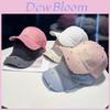 Cotton Baseball Cap With Pearl Embellishments For Summer Sun Protection