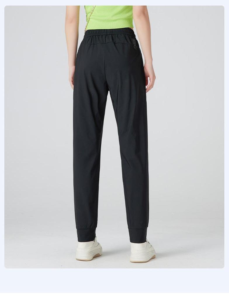 Unisex Quick-Dry Ice Silk Cuffed Pants – Cool, Lightweight, Straight-Leg for Summer