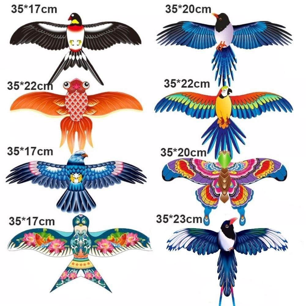 35cm Plastic Eagle Kite DIY Toy Flying Bird Kites New Large Eagle Kites Garden Outdoor Sports