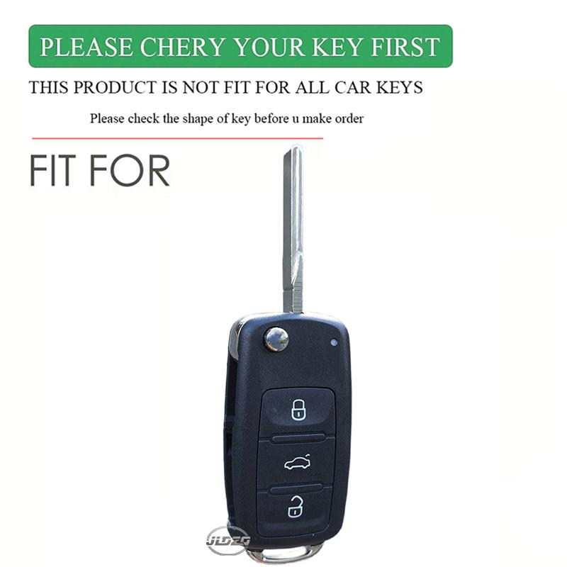 Silicone Car Key Case Cover Shell For Vw Volkswagen Polo Golf Passat Beetle Tiguan Jetta Seat Leon Altea Skoda Octavia Kodiaq