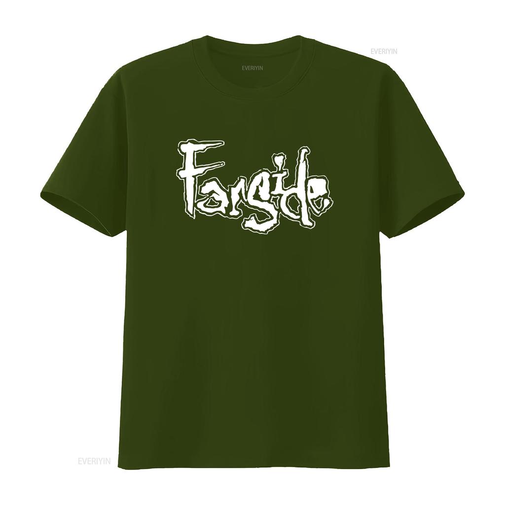 Farside Logo T Shirt Post Hardcore Into Another Sense Field Samiam Chamberlain vintage Washed graphic Comfortable Slightly