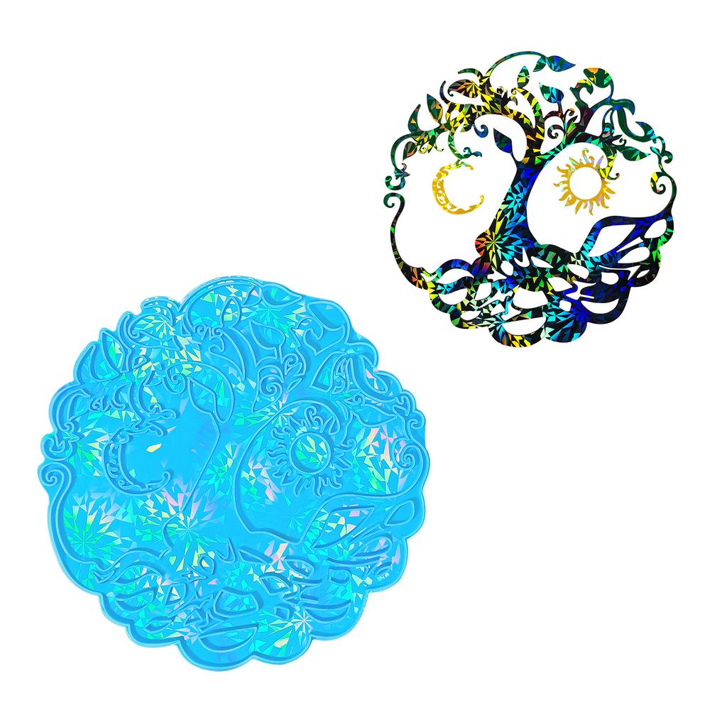Versatile Silicone Casting Mold Life Tree Figurine Mold Versatile Ornament Casting Mould Holographics Jewelry Tool
