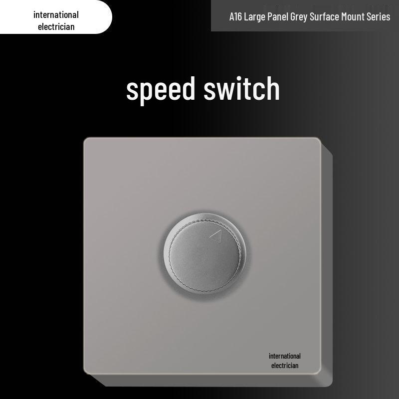 Priză electrică ultra-subțire de 16A cu montaj aparent cu panou de perete cu cinci găuri pentru uz casnic și pentru aparat de aer condiționat