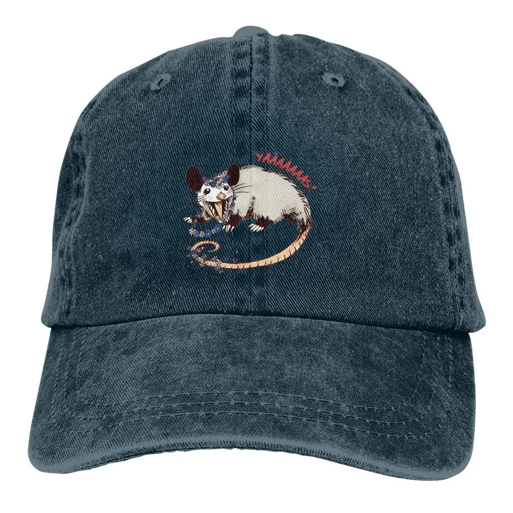 Daisy Chain Opossum Possum Yaaaas! Baseball Caps Peaked Cap  Sun Shade Hats For Men