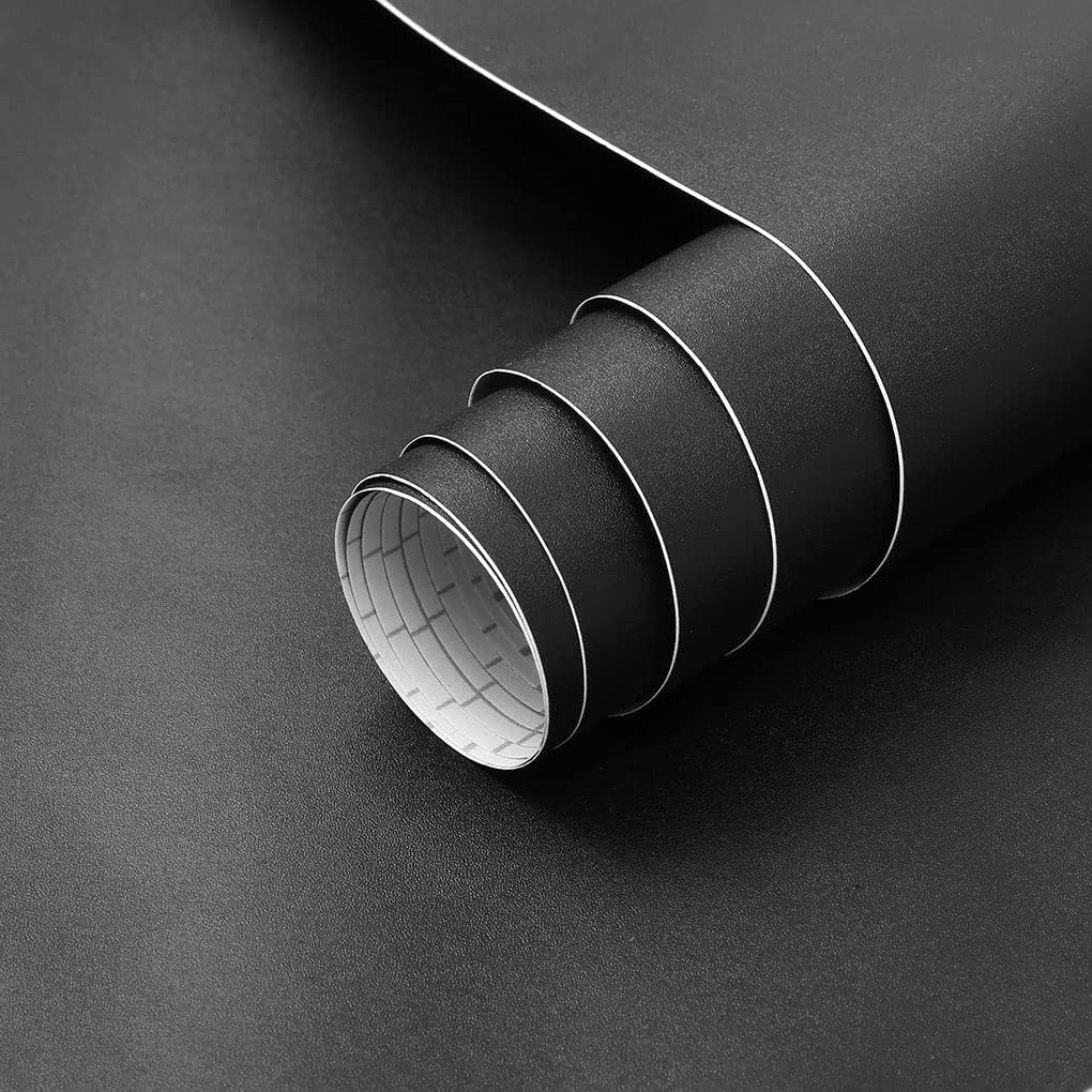 Solid Color Matte Frosted Contact Paper Vinyl Self Adhesive Waterproof Wallpaper for Home Decor Peel and Stick Sticker