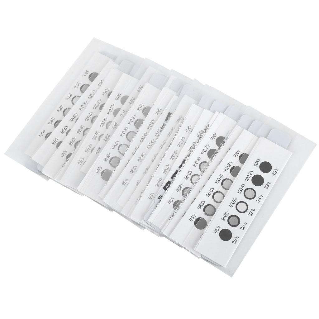 20pcs Forehead Thermometer Strips Reusable Fever Thermometer Strip Temperature Strip