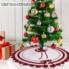 Festives Christmas Tree Skirt with Bowknot Pattern Creative Festival Decorative Tree Accessories Stylish Trees Mat