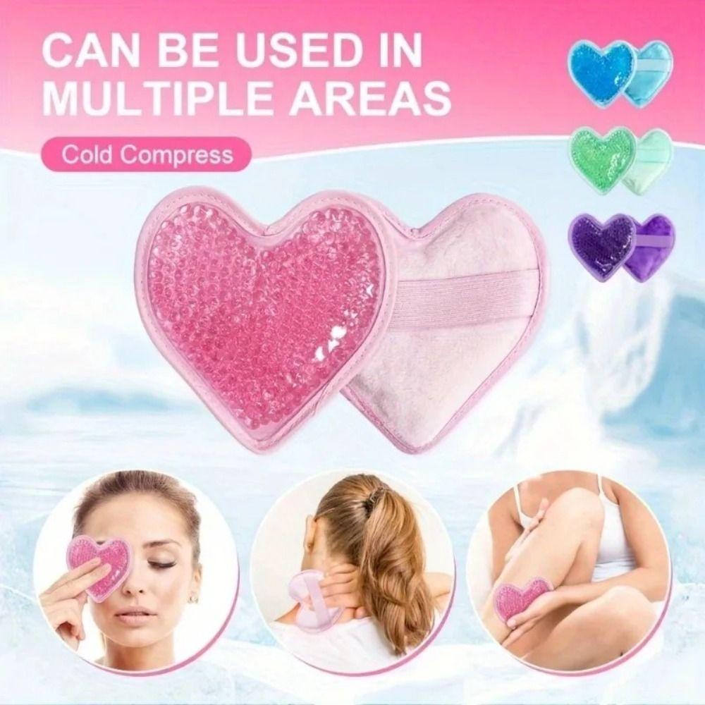 Reusable Reusable Gel Pack PVC Hot Cold Therapy Pack Heart Shaped Ice Pack Muscle Soreness