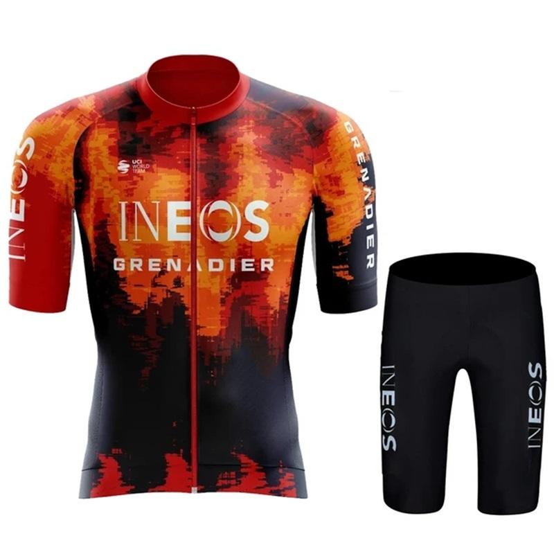 

2026 Summer Pro Team INEOS GRENADIERS White Cycling Clothing Cycling Jersey Set Men Road Bike Shirt Suit Bicycle Bib Shorts Asian size-4XL