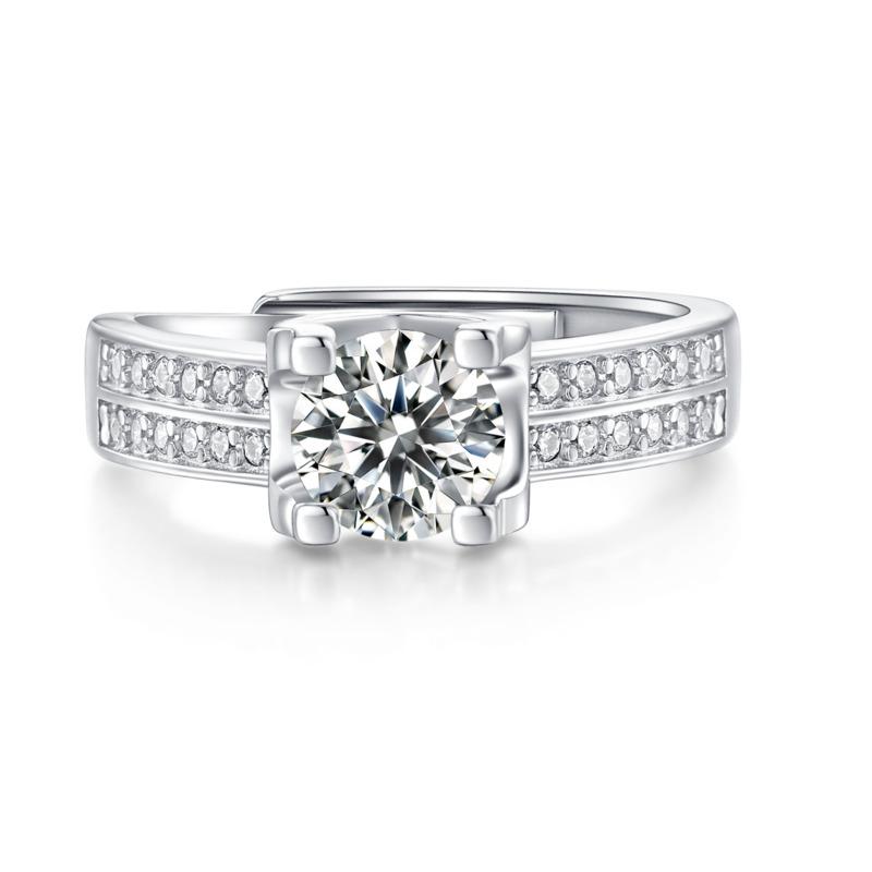 Bague Ringen S9251ct Moissanite Bull Head Fireworks Creative Trend Alive Women's Ring