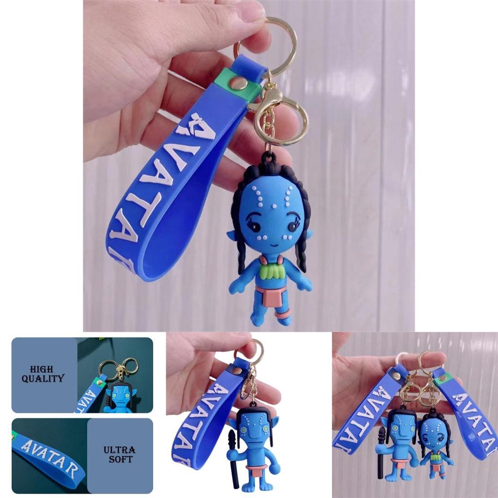 Avatar 2 Jake Sully Neytiri Pvc Keychain Xmas Gift