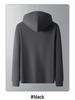 Men's Heavyweight Fleece Jacket: Casual Hooded Lamb's Wool Warm Cardigan Coat for Autumn and Winter.