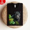 A Black Jaguar Wild Cat T Shirt Printed Animal Lover Gift 100% Cotton Unisex Top