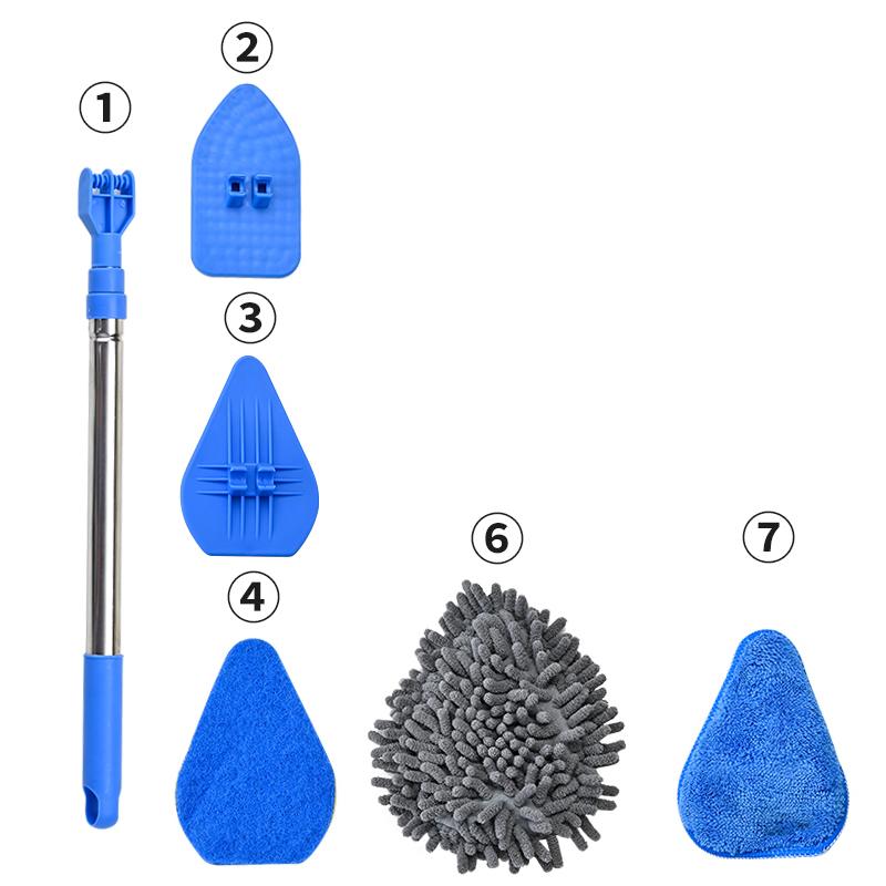 

1 комплект швабры для ванной комнаты, душа, ванны, экрана, плитки, набор для мытья полов, скребок, инструменты As shown