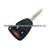 Chrysler Car Key Shell: Large Button, Straight Key