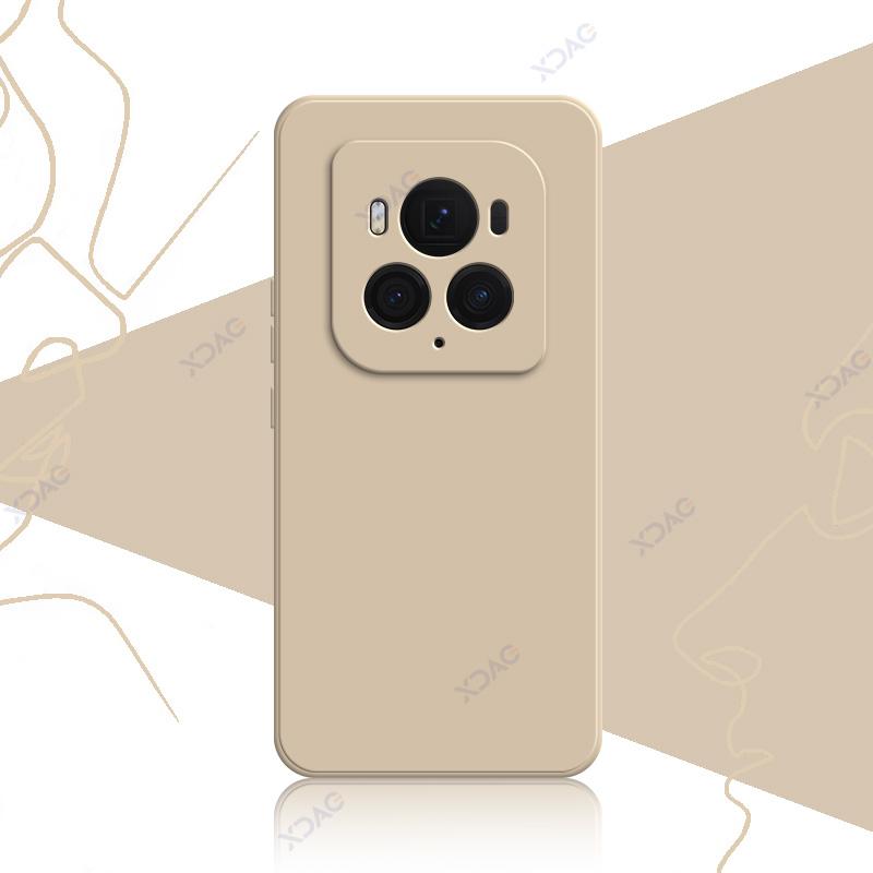 Luxury Double Liner Cover Cases for Honor Magic6 Magic 6 Pro Ultimate 6Pro 6Ultimate 5G Square Liquid Silicone Phone Armor Coque