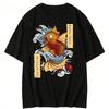 Pok É Mon Retro Carp King Magikarp Wave Short Sleeve T-shirt Loose Children's Top Cotton Summer New Trend