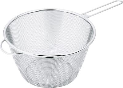 18-8 Rustia Boil Strainer with Legs (12 Mesh) 22cm L-0839