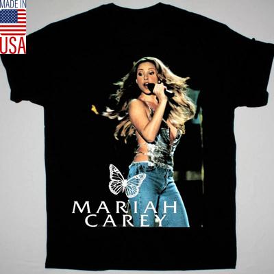 Mariah Carey Singer Heavy Cotton Black All Size Shirt, Mariah Carey Fan Gift