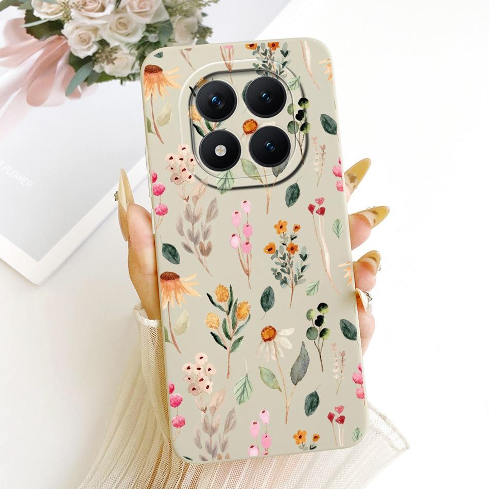 For Xiaomi Redmi Note 15 Pro+ 15Pro 5G Cute Cat Flower Cartoon Phone Case For Redmi Note 15 Pro Plus 5G Soft Silicone Bumpers