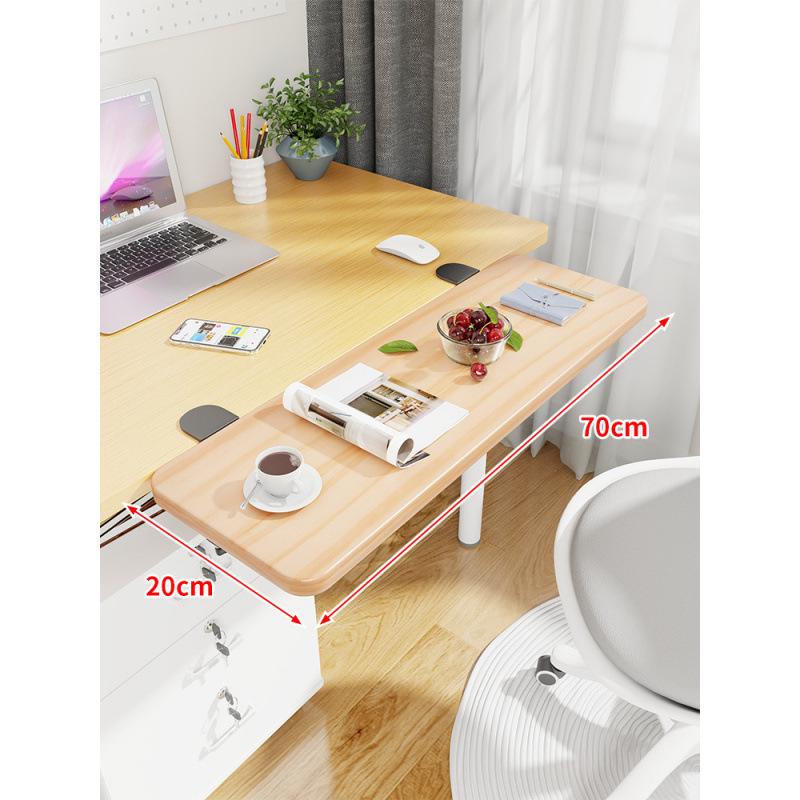 Składana Podpórka pod Nadgarstki do Klawiatury Biurkowej: Wydłużony wspornik krawędzi stołu do stanowiska pracy w akademiku