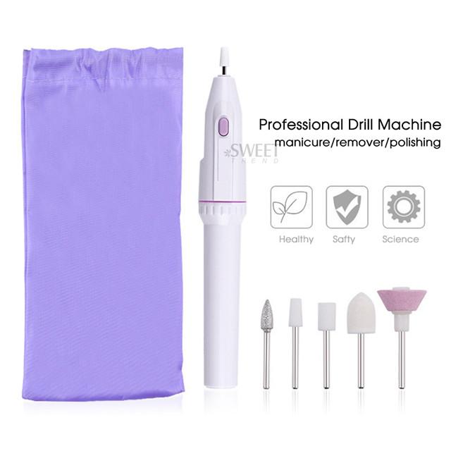 

Профессиональная электрическая дрель для ногтей, набор для удаления омертвевшей кожи, ручка для полировки, портативная фреза, оборудование для маникюра и педикюра S91