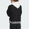 adidas Dragon Pattern Embroidered Sports Casual Loose Hooded Jacket Men Outerwear Black IT0209