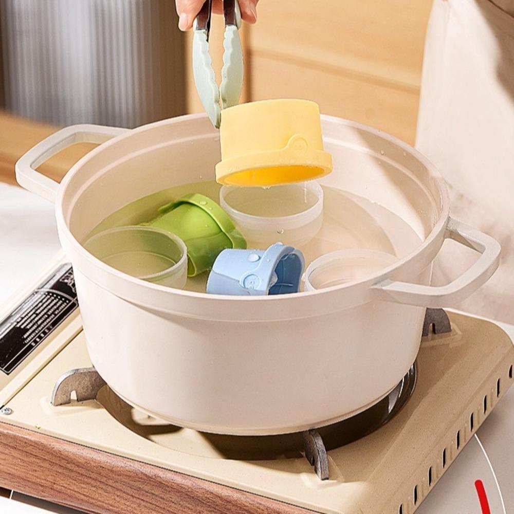 3PCS/SET 6cm Diameter Whiskey Ice Cube Mold Stackable Sphere Ice Mold Silicone Ice Tray Party