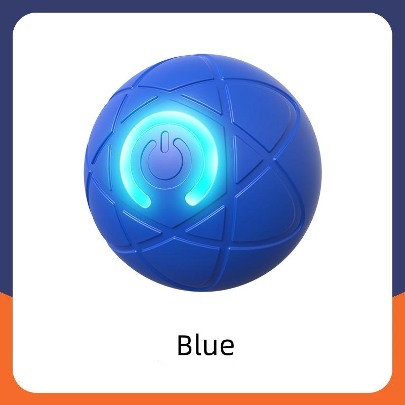 

1PC Dog Toy Ball Interactive Rolling Ball Auto Moving Dog Toy Two Modes Rechargeable Automatic Ball Pet Toy Supplies синій