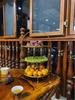 Gold Fruit Plate European 3 Layer Snack Rack Cake Display Rack Pastry Dish Serving Tray Fruit Candy Shelf Room Party Decoration