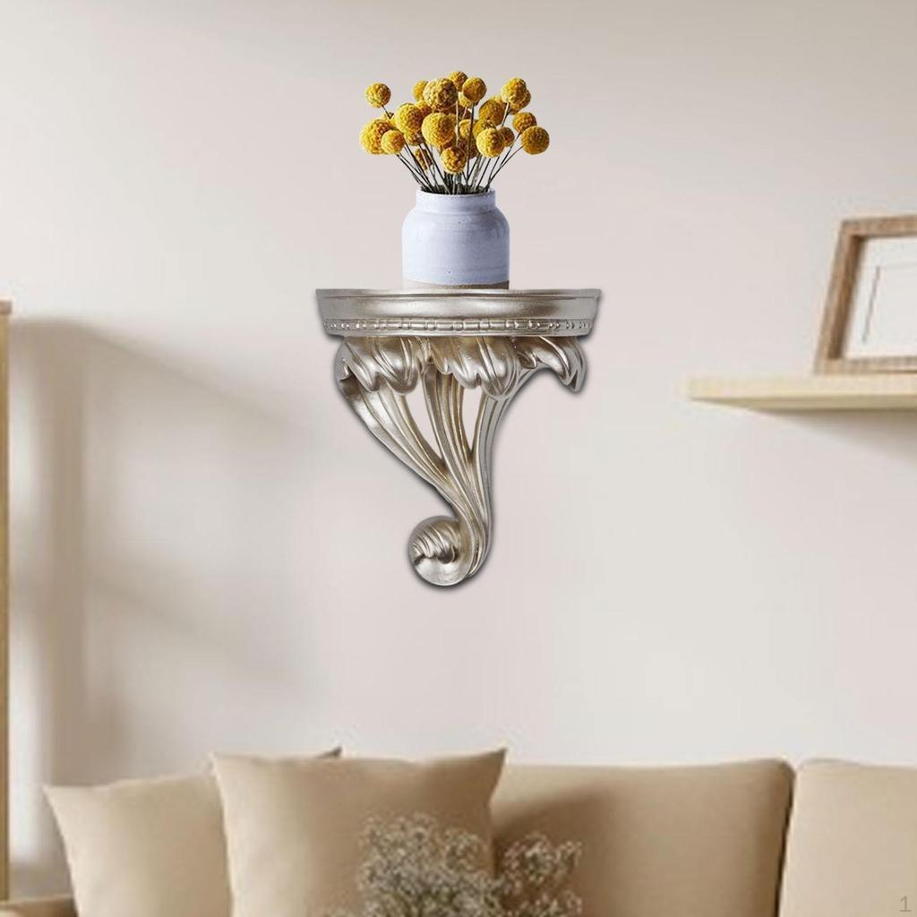 Creative Floating Shelf for Bathroom, Wall-Mounted Storage Holder And Organizer