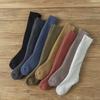 Winter Damen Merinowolle Kniehoch Lange Socken Dick Warm Harajuku Retro Kompression Weiblich Kaschmir Strümpfe