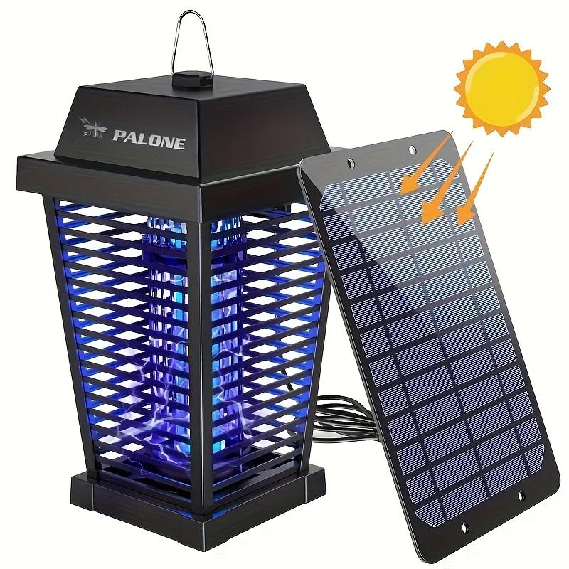 LED Solar Mosquito Killer Lamp with 7.5W Solar Panel, Suitable for Outdoor Garden and Courtyard Solar Mosquito Killer Lamps