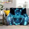 3D SPN Supernatural Zeichen Dean Sam Decke, Weiche Überwurfdecke für Zuhause Schlafzimmer Bett Sofa Picknick Reise Büro Abdeckung Kindergeschenk