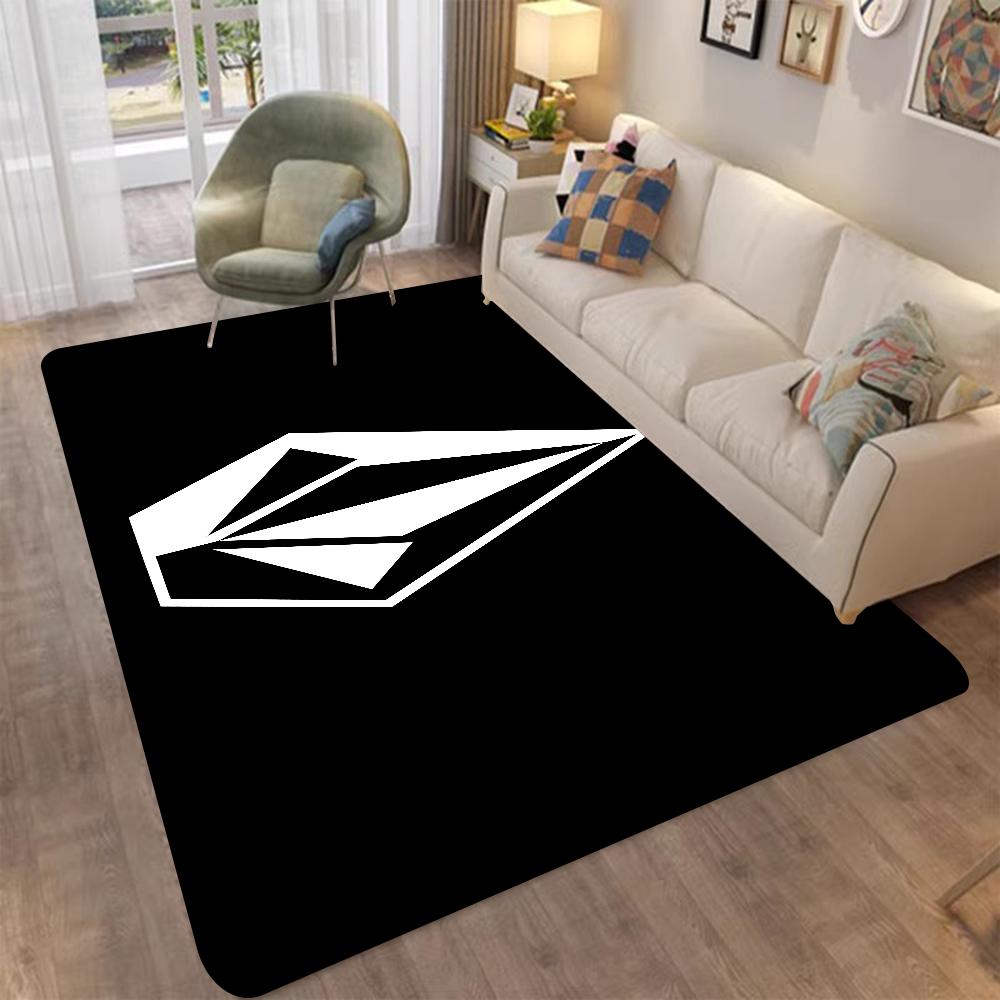 

Volcoms Logo Front Floor Door Entrance Mats Outdoor Bath Floor Mat Non-Slip Laundry Room Mat Laundry Decor Balcony Child Living 40x60 cm