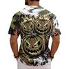 Men's Halloween Short Sleeve T-Shirt Casual Round Neck Top for Holiday Celebration