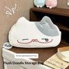 1Pc 3D Crying Cat Glasses Pencil Case Large Capacity Portable Stationery Organizer Perfect for School Kids Birthday Gift
