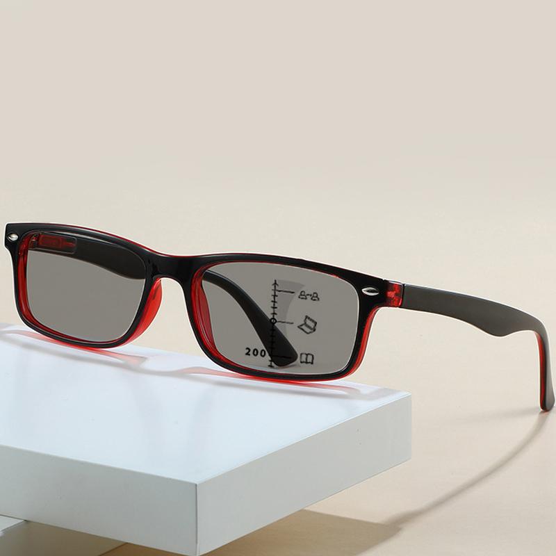 Smart Photochromic Reading Glasses New Trendy Progressive Multifocal Presbyopia Eyeglasses Finished Near Far Bifocal Eyewear