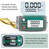 Epidioxi Digital Flow Meter, Turbine Flow Meter, High Accuracy ±1% with Instantaneous and Accumulative Flow Measurement, Stainless Steel, for Water, F