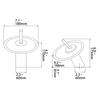 Waterfall Bathroom Sink Faucet 1 Handle Single Hole Glass Basin Tap Water Switch