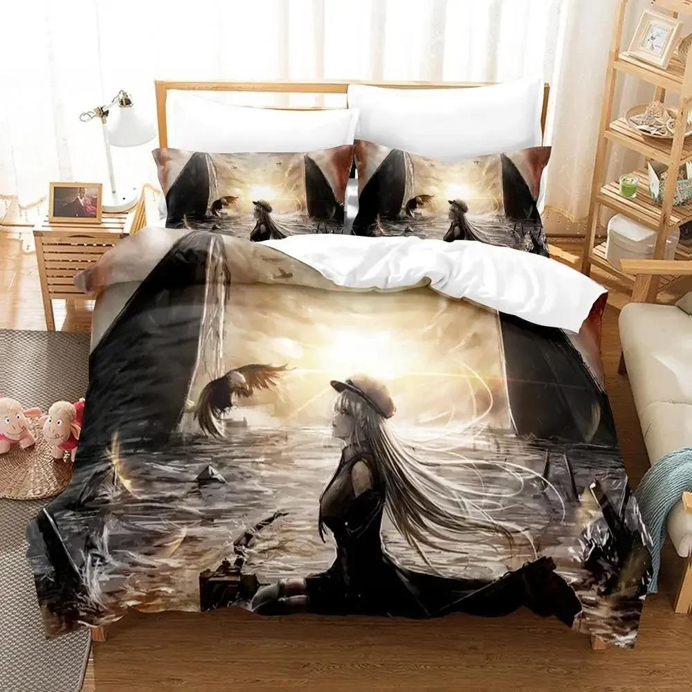 3D-print Anime - Azur Lane Sängkläder Set Enkel Tvåbädds Full Queen King Size Sängkläder Set Vuxen Barn Sovrum Påslakan Set Lakan set