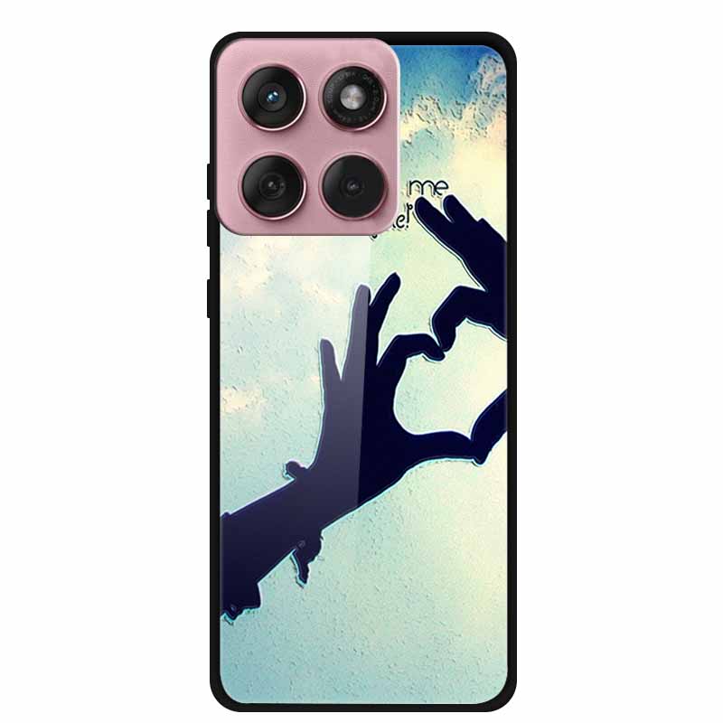 

Glass Case For Motorola Edge 60 60s 5G Case 6.67 Hard Tempered Glass Back Covers Soft Bumper For Motorola Edge 60 Fusion Fundas ForMoto Edge60Fusion