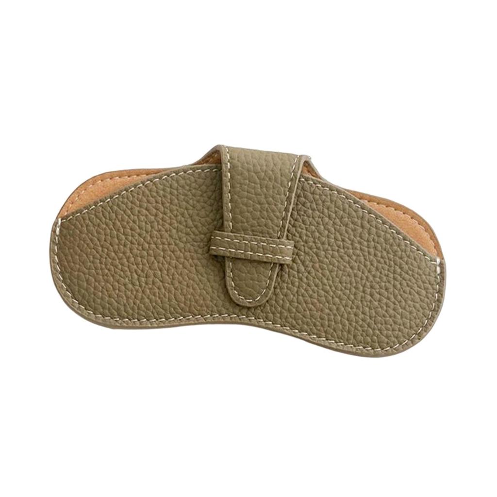 Soft Glasses Case Portable Fashionable Carrying Organizer PU Leather Eyeglass Pack for Hiking Traveling Unisex Outdoor Camping
