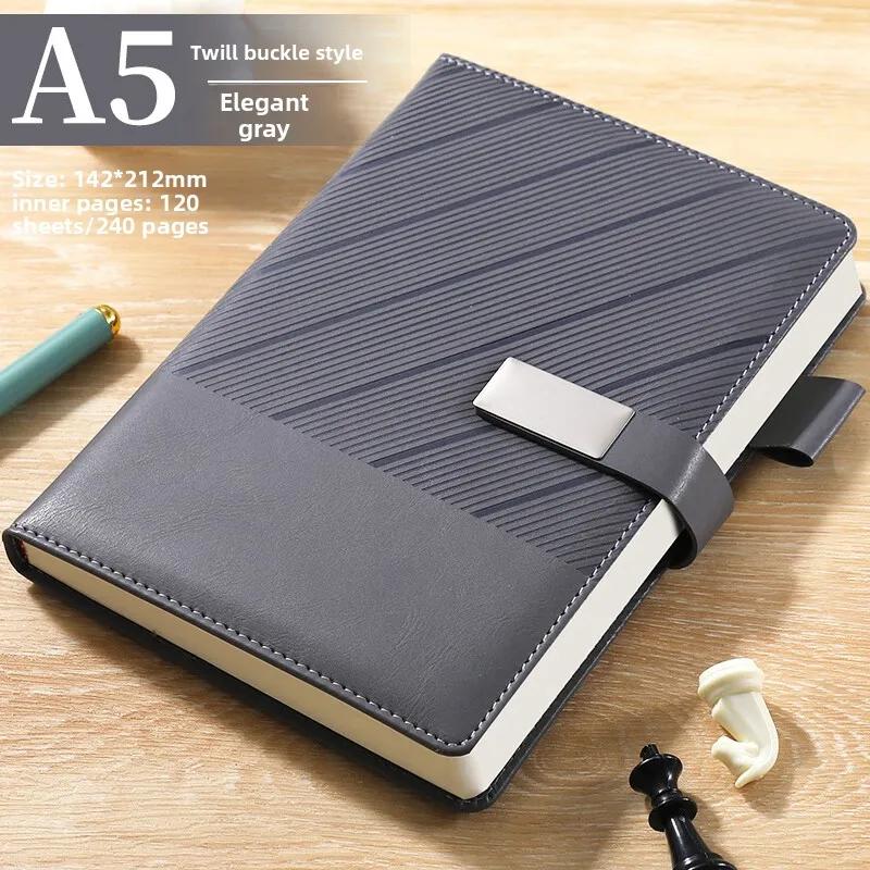 Luxury Customized Business Notebook With Logo Engraving High-End Gift Box For Conferences And Meetings