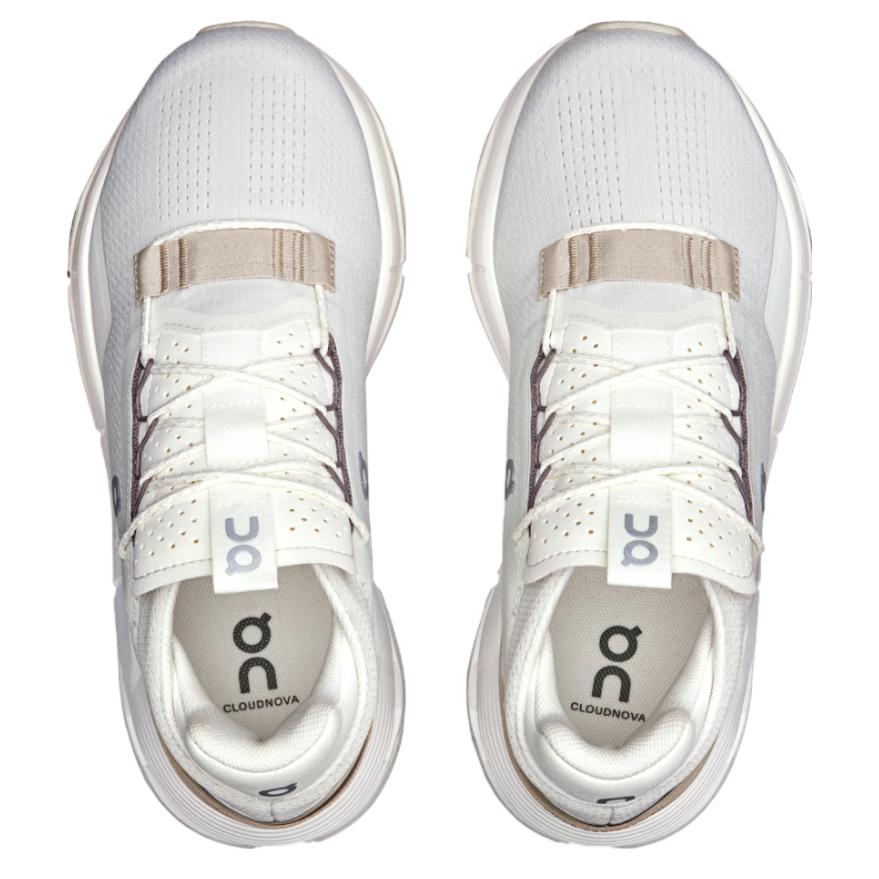 ON  Cloudnova 2 Ice Sand Women Sneakers White 3WE30222053