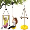 Kids Multi-Style Swing 3-in-1 Plastic Circular Set Monkey Stem/Petal/Sunflower Outdoor Indoor Use Kids’ Playroom & Garden Fun