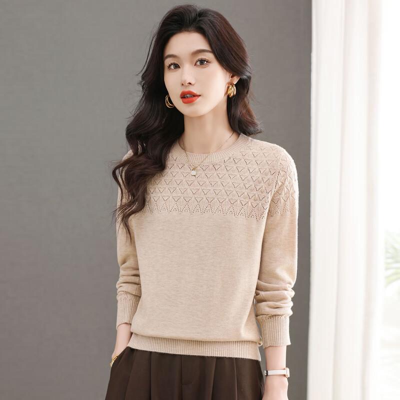 Women's 2025 Autumn Round Neck Knit Sweater